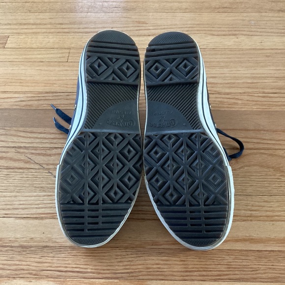 Converse | Gold and Black Chuck Taylors - Picture 2 of 4